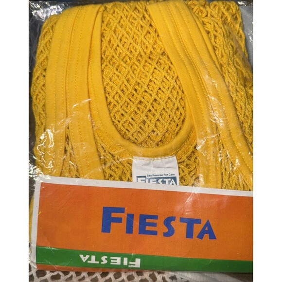Fiesta Mesh Shirt Size Xxl Yellow ******FROM JAMAICA !!! - Picture 4 of 4
